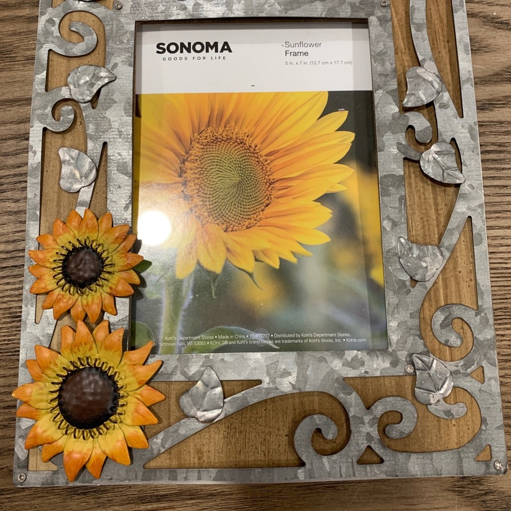 Sunflower Picture Frame
